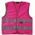 Fluo vestje kinderen roze- MESH GILET WOWOW EN 1150